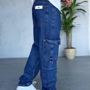W1 Baggy Kargo Pantolon - Görsel 2