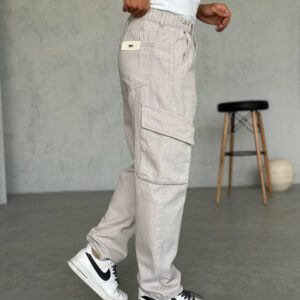 W1 Baggy Kargo Pantolon - Görsel 2