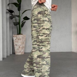W1 Kamuflaj Baggy Pantolon - Görsel 2